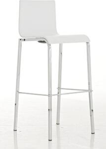 Krzesło barowe Ella biały mat