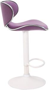 Krzesło barowe Eloise fioletowe