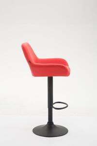 Czerwone krzesło barowe Genesis