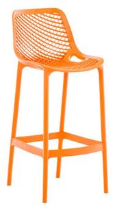 Krzesło barowe Grace pomarańczowe