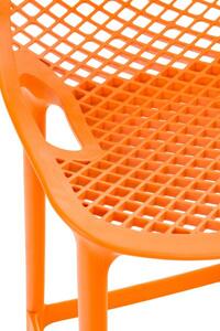 Krzesło barowe Grace pomarańczowe