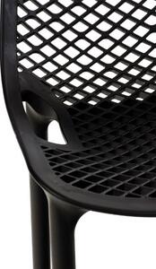Krzesło barowe Grace czarne