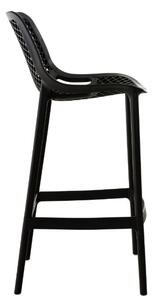 Krzesło barowe Grace czarne