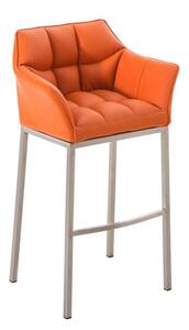Krzesło barowe Hannah pomarańczowe