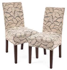 Elastyczny pokrowiec na krzesło Comfort Plus Nature, 40 - 50 cm, komplet 2 szt