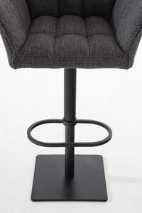 Krzesło barowe Naomi tytanowo-szare