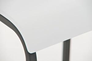 Krzesło barowe Tanner biały mat