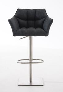 Fioletowe ciemnoszare krzesło barowe