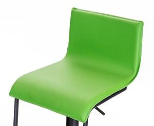 Krzesło barowe Yareli zielone