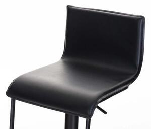 Krzesło barowe Yareli czarne