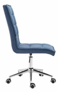 Krzesło biurowe Allyson niebieskie