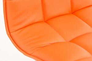 Krzesło do jadalni Nia pomarańczowe