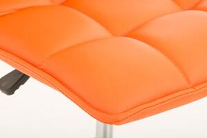 Krzesło do jadalni Nia pomarańczowe