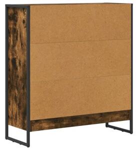 Szafka na książki dąb dymny 80 x 30 x 86,5 cm
