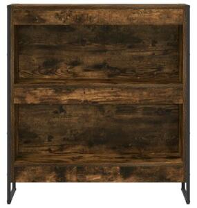 Szafka na książki dąb dymny 80 x 30 x 86,5 cm