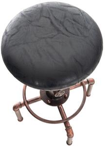 Krzesło barowe Amara czarne