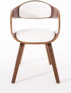 Krzesła Renata orzech/biały
