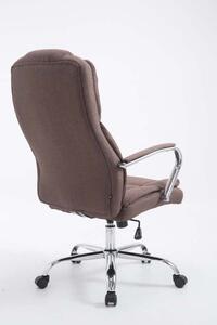 Krzesło biurowe Aleena brązowe