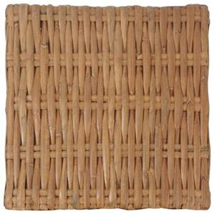 Stolik kawowy, 47 x 47 x 28 cm, naturalny rattan