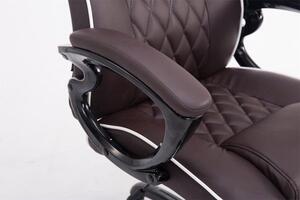 Krzesło biurowe Ashlyn brązowe