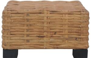 Stolik kawowy, 47 x 47 x 28 cm, naturalny rattan
