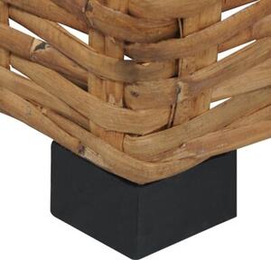 Stolik kawowy, 47 x 47 x 28 cm, naturalny rattan