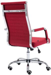 Krzesło biurowe Ashlynn czerwone