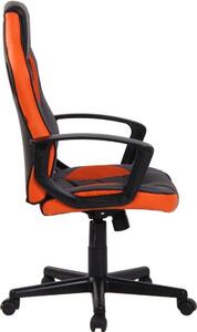 Krzesło biurowe Avah czarny/pomarańczowy