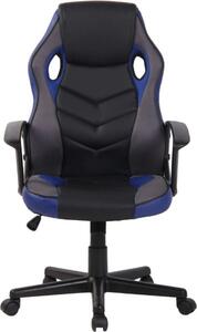 Krzesło biurowe Avah czarne/niebieskie