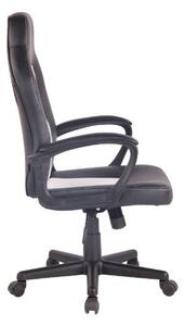 Krzesło biurowe Chelsea czarno-białe