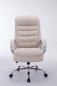Krzesło biurowe Emerie kremowe
