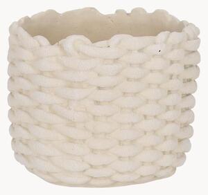 Wazon z ceramiki i cementu Serafim, W 18 cm