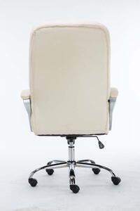Krzesło biurowe Ensley kremowe