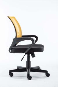 Krzesło biurowe Gloria żółte