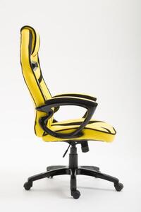Krzesło biurowe Kamilah żółte