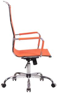 Krzesło biurowe Karsyn pomarańczowe