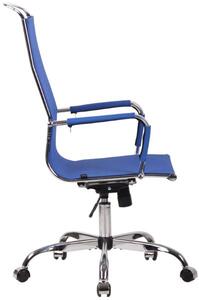 Krzesło biurowe Karsyn niebieskie