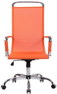 Krzesło biurowe Karsyn pomarańczowe