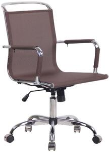 Krzesło biurowe Megan brązowe
