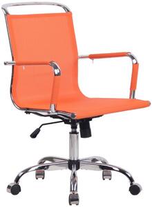 Krzesło biurowe Megan pomarańczowe