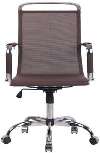 Krzesło biurowe Megan brązowe