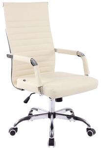Krzesło biurowe Melany kremowe