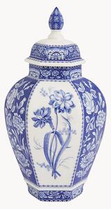 Wazon z porcelany Blue Italian Floral, W 40 cm
