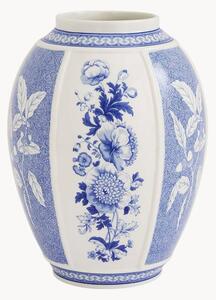 Wazon z porcelany Blue Italian British Flowers, W 26 cm