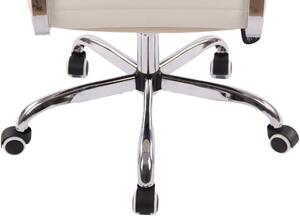 Krzesło biurowe Melany kremowe