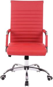 Krzesło biurowe Melany czerwone