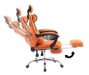 Krzesło biurowe Reina pomarańczowe