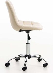 Krzesło biurowe Rhea kremowe