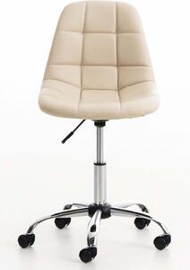 Krzesło biurowe Rhea kremowe