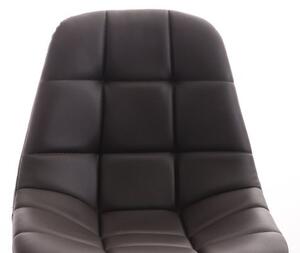 Krzesło biurowe Rhea brązowe